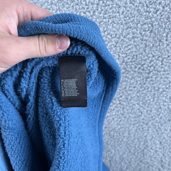 The North Face Sweater Mens Extra Large Blue Pullover Fleece Jacket Waffle 1/4* - Picture 6 of 7